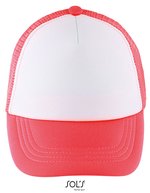 SOL´S Kids´ Bubble Cap White One Size (LC03091) – White/Neon Coral