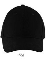 SOL´S Six Panel Cap Solar aus Baumwolle, Black One Size, LC03092 – Bild 1