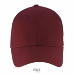 SOL´S Six Panel Cap aus Baumwolle Blaze, Red One Size, LC03093 – Bild 3