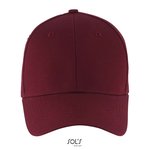 SOL´S Six Panel Cap aus Baumwolle Blaze, Black One Size, LC03093 – Bild 3