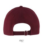 SOL´S Six Panel Cap aus Baumwolle Blaze, Black One Size, LC03093 – Bild 4