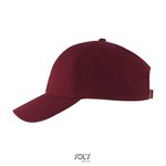 SOL´S Six Panel Cap aus Baumwolle Blaze, Black One Size, LC03093 – Bild 5