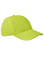 SOL´S 6-Panel Cap Apollo aus Baumwolle, Black One Size, LC04096 – Yellow Green