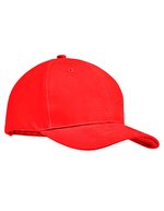 Six Panel Cap Tekapo – Bright Red