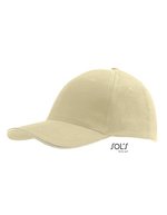 SOL´S Six Panel Cap Buffalo aus Baumwolle, Beige One Size, LC88100 – Beige