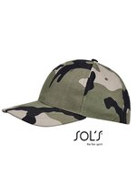 SOL´S Six Panel Cap Buffalo aus Baumwolle, Beige One Size, LC88100 – Camo