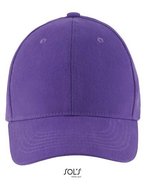 SOL´S Six Panel Cap Buffalo aus Baumwolle, Beige One Size, LC88100 – Dark Purple