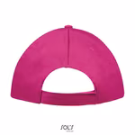 SOL´S Leichte Baumwoll-Cap mit Klettverschluss, Red One Size, LC88110 – Bild 4