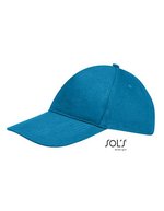 SOL´S Leichte Baumwoll-Cap mit Klettverschluss – Aqua