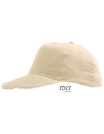 SOL´S Leichte Baumwoll-Cap mit Klettverschluss – Beige/White