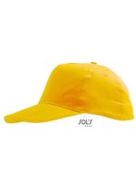 SOL´S Leichte Baumwoll-Cap mit Klettverschluss, Beige/White One Size, LC88110 – Gold