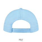 SOL´S Five Panel Cap Buzz mit Klettverschluss, Black One Size, LC88119 – Bild 4