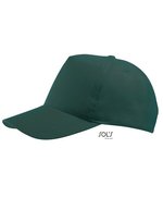 SOL´S Five Panel Cap Buzz mit Klettverschluss, Black One Size, LC88119 – Forest Green