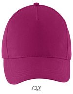 SOL´S Five Panel Cap Buzz mit Klettverschluss, Black One Size, LC88119 – Fuchsia