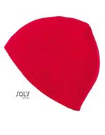 SOL´S Bronx Mütze aus 100% Polyacryl, Black One Size, LC88122 – Rosso