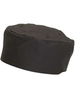 Le Chef Skull Cap mit Belüftung und Elastik – Black