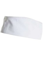 Le Chef Skull Cap mit Belüftung und Elastik – White