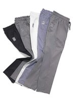 Le Chef Gastronomie-Hosen mit Tunnelzug und Taschen, Blue Check 4XL, LF054 – Bild 6