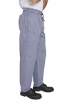 Le Chef Gastronomie-Hosen mit Tunnelzug und Taschen, Blue Check 4XL, LF054 – Bild 5