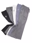 Le Chef Gastronomie-Hosen mit Tunnelzug und Taschen, Blue Check 4XL, LF054 – Bild 6