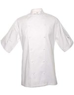 Le Chef Executive Kochjacke Kurzarm mit Staycool-System – White
