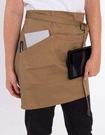 Le Chef Prep Vielseitige Utility Schürze mit Taschen, Black 91 x 45 cm, LF115 – Khaki