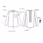 Le Chef Chef Jacket with StayCool System and Chest Pocket, White L, LF118L – image 4