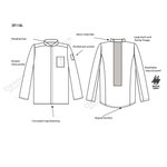 Le Chef Kochjacke mit StayCool-System und Brusttasche, White XS, LF118L – Bild 4
