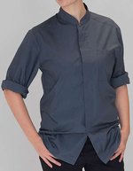 Ladies´ Prep Shirt – Storm Grey/Black