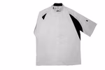 Le Chef Chef Jacket with Zip Pocket, White, White/Black XS, LF128 – image 3