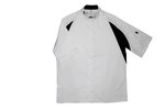 Le Chef Kochjacke mit Reißverschlusstasche, Weiß, White/Black XS, LF128 – Bild 3