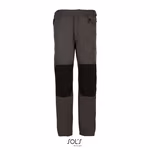 SOL'S Workwear Trousers with Tool Pocket and Knee Pad Openings, Dark Grey (Solid)/Black XXS (38), LP01560 – image 3