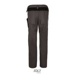 SOL´S Workwear-Hose mit Werkzeugtasche und Knieschoneröffnungen, Dark Grey (Solid)/Black XXS (38), LP01560 – Bild 4