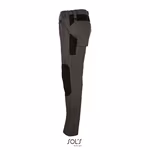 SOL'S Workwear Trousers with Tool Pocket and Knee Pad Openings, Dark Grey (Solid)/Black XXS (38), LP01560 – image 5