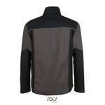 SOL´S Arbeitsjacke Impact Pro mit Reflektoren für Herren, Dark Grey (Solid)/Black S, LP01565 – Bild 4