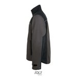 SOL´S Arbeitsjacke Impact Pro mit Reflektoren für Herren, Dark Grey (Solid)/Black S, LP01565 – Bild 5
