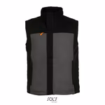 SOL'S Bodywarmer Mission Pro with Fleece Lining, Dark Grey (Solid)/Black S, LP01567 – image 3