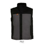 SOL´S Bodywarmer Mission Pro mit Fleecefutter, Dark Grey (Solid)/Black S, LP01567 – Bild 3