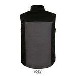 SOL´S Bodywarmer Mission Pro mit Fleecefutter, Dark Grey (Solid)/Black S, LP01567 – Bild 4