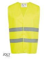 SOL´S Neon Orange Sicherheitsweste mit Reflektoren – Neon Yellow