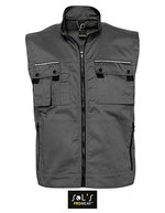 SOL´S Bodywarmer Zenith Pro mit Taschen, Black S, LP80500 – Gris fonce (Uni)