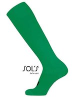 SOL´S Sportstrümpfe mit Jacquard-Logo, vegan, Black 30/35, LT00604 – Bright Green