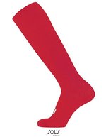 SOL´S Sportstrümpfe mit Jacquard-Logo, vegan, Black 30/35, LT00604 – Red