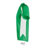 SOL´S Kurzärmliges Sportshirt Maracana 2 mit Mesh, Bright Green/White S, LT01638 – Bild 5