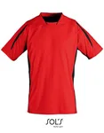 SOL´S Kurzärmliges Sportshirt Maracana 2 mit Mesh, Red/Black XXL, LT01638 – Bild 2