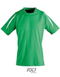 SOL´S Sportliches Kinder T-Shirt Maracana 2 in, Orange/Black 8 Jahre, LT01639 – Bright Green/White