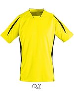 SOL´S Sportliches Kinder T-Shirt Maracana 2 in, Bright Green/White 6 Jahre, LT01639 – Lemon/Black