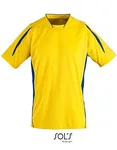 SOL´S Sportliches Kinder T-Shirt Maracana 2 in, Orange/Black 8 Jahre, LT01639 – Lemon/Royal Blue