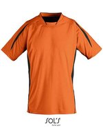 SOL´S Sportliches Kinder T-Shirt Maracana 2 in, Bright Green/White 6 Jahre, LT01639 – Orange/Black
