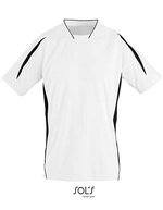 SOL´S Sportliches Kinder T-Shirt Maracana 2 in, Bright Green/White 6 Jahre, LT01639 – White/Black